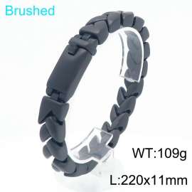 Stainless Steel Black-plating Bracelet