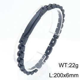 Stainless Steel Black-plating Bracelet