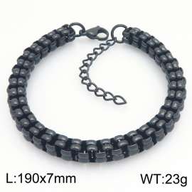 Stainless Steel Black-plating Bracelet