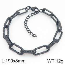 Stainless Steel Black-plating Bracelet