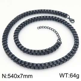 Stainless Steel Black-plating Necklace