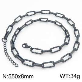 Stainless Steel Black-plating Necklace