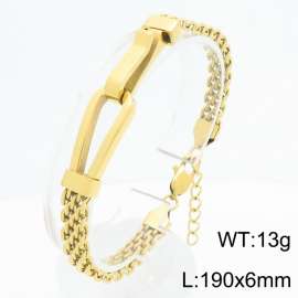 Stainless steel jewelry personalized design bracelet