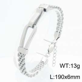Stainless steel jewelry personalized design bracelet