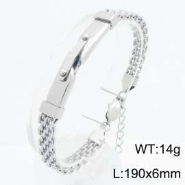 Stainless steel jewelry personalized design bracelet