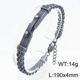 Stainless steel jewelry personalized design bracelet
