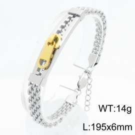 Stainless steel jewelry personalized design bracelet