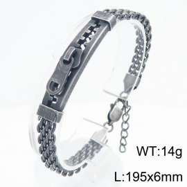 Stainless steel jewelry personalized design bracelet