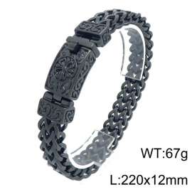 Men's stainless steel cast bracelet fashion jewelry