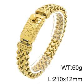 Men's stainless steel cast bracelet fashion jewelry