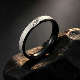 Stainless Steel Stone&Crystal Ring